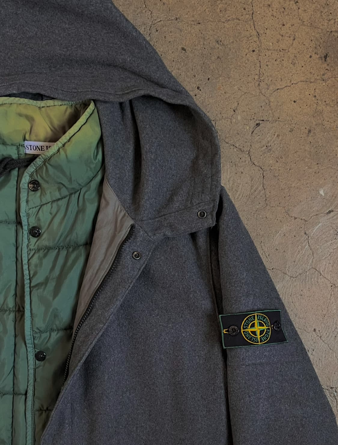 98AW 스톤아일랜드 아카이브 울 라이너 코트 상품이미지5
