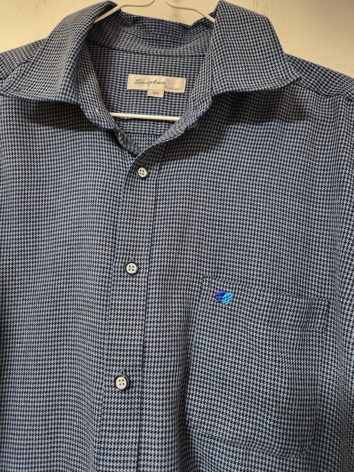 남성 긴팔 체크 셔츠 105 상품이미지3