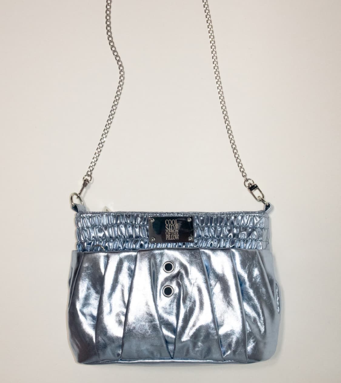 쿨사이드오브더필로우 옵더필로우 복서미니백메탈블루 숄더백 쿨블루크로스체인백 상품이미지1