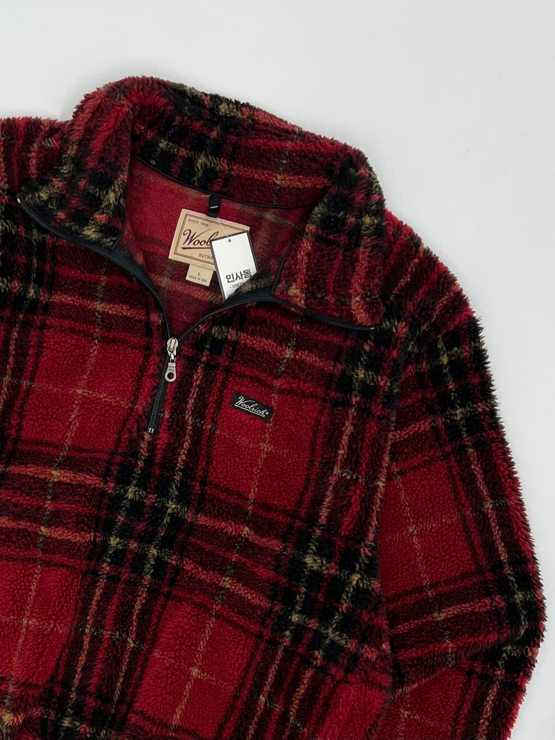 울리치 체크 플리스 자켓 상품이미지1