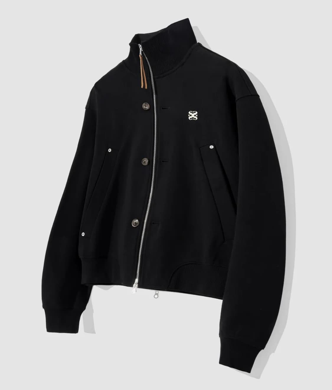 세터 테오 코튼 올데이 풀 집업 오가닉 블랙 상품이미지1