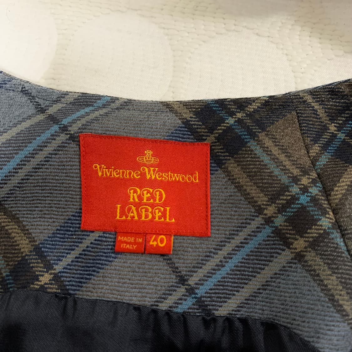 비비안 웨스트우드 2012fw 런웨이 체크 베스트 상품이미지9