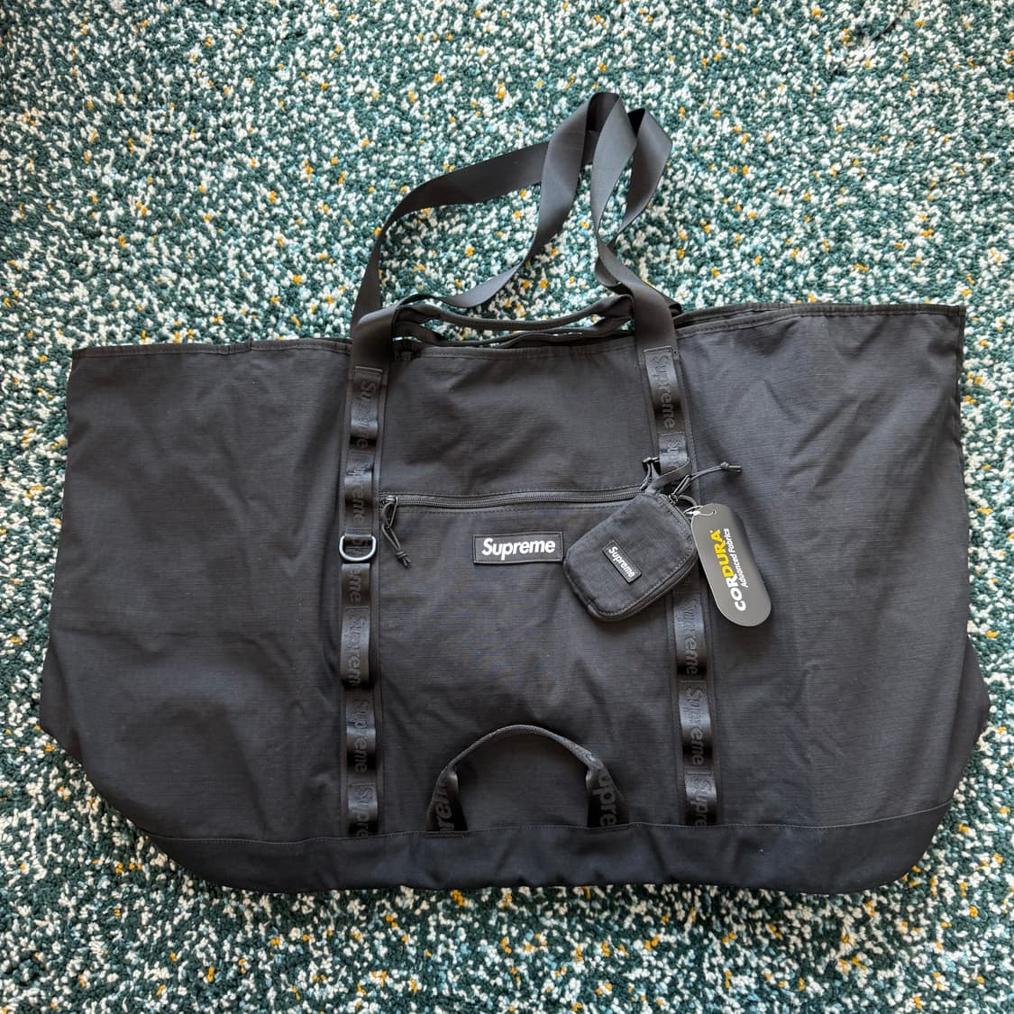슈프림 XL 토트백 블랙 상품이미지1