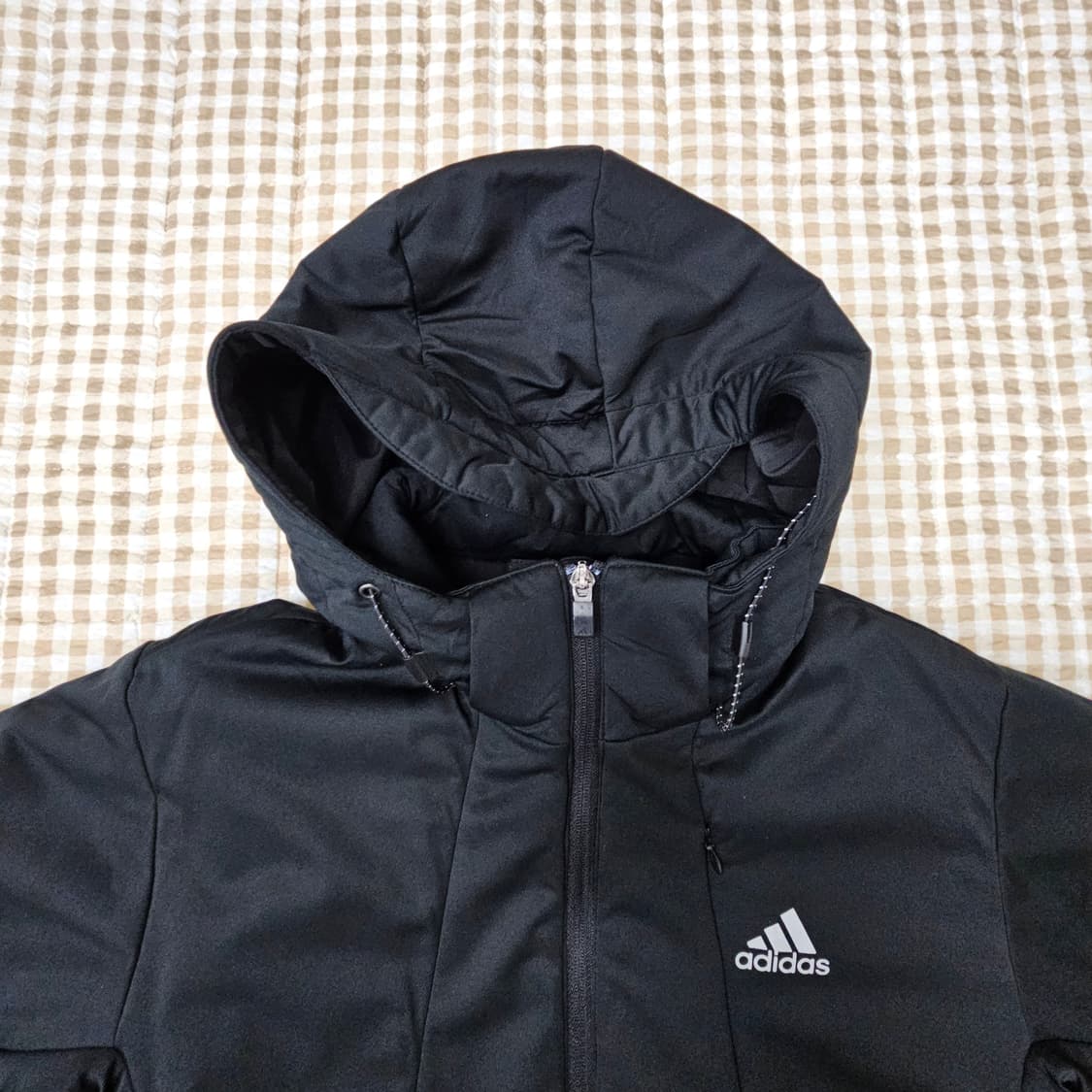 아디다스 경량패딩 후드집업 자켓 남자100 상품이미지9
