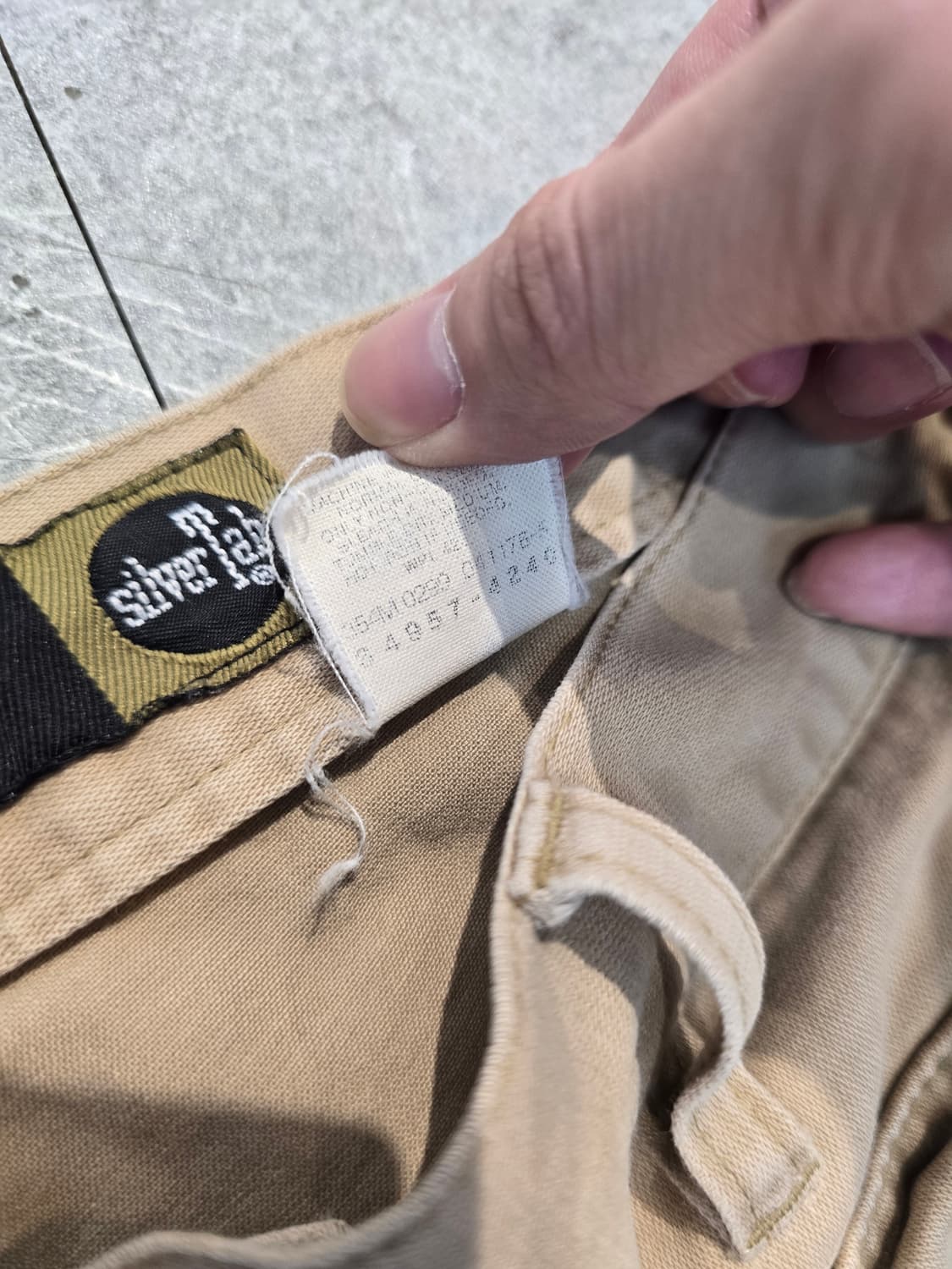 90's LEVI'S KHAKIS SILVER TAB  카고 버뮤다팬츠 상품이미지8
