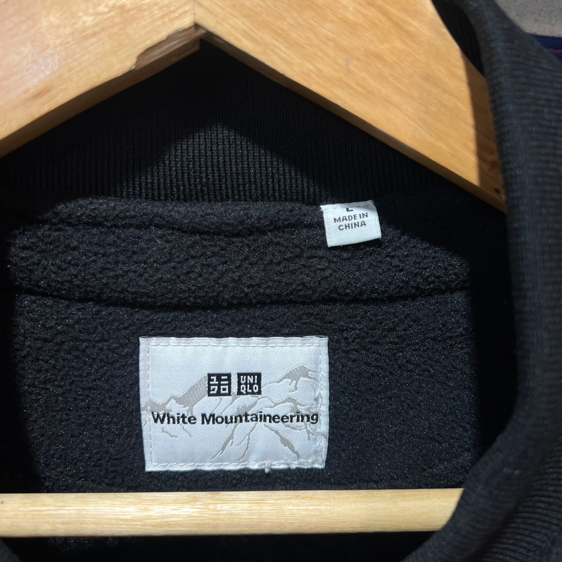 유니클로 화이트 마운티니어링 플리스 집업 상품이미지3