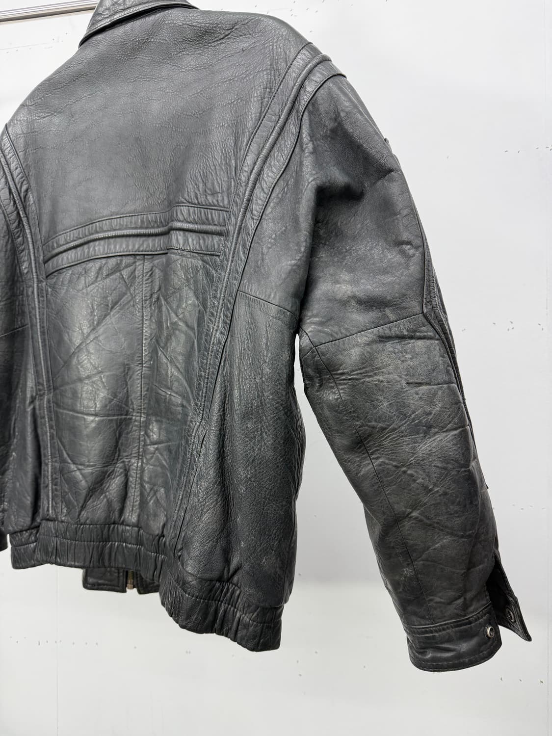 90s Valentino Uomo genuine leather  상품이미지4