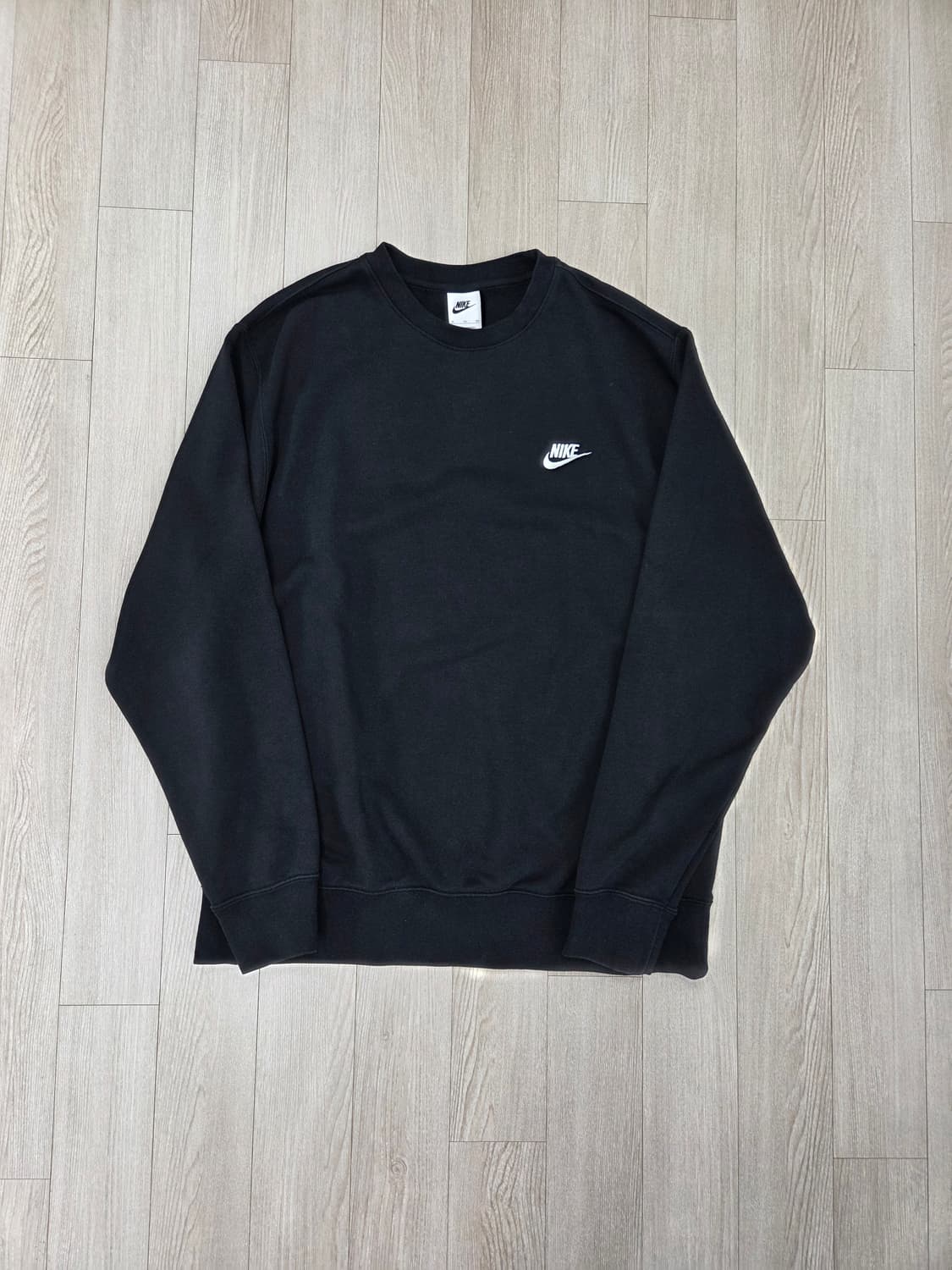 나이키 nsw 클럽 맨투맨 블랙 XL, 105 bv2667-010 상품이미지1