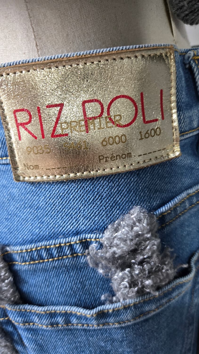 RIZ POLI 리즈폴리 텍스쳐 데님팬츠 상품이미지7