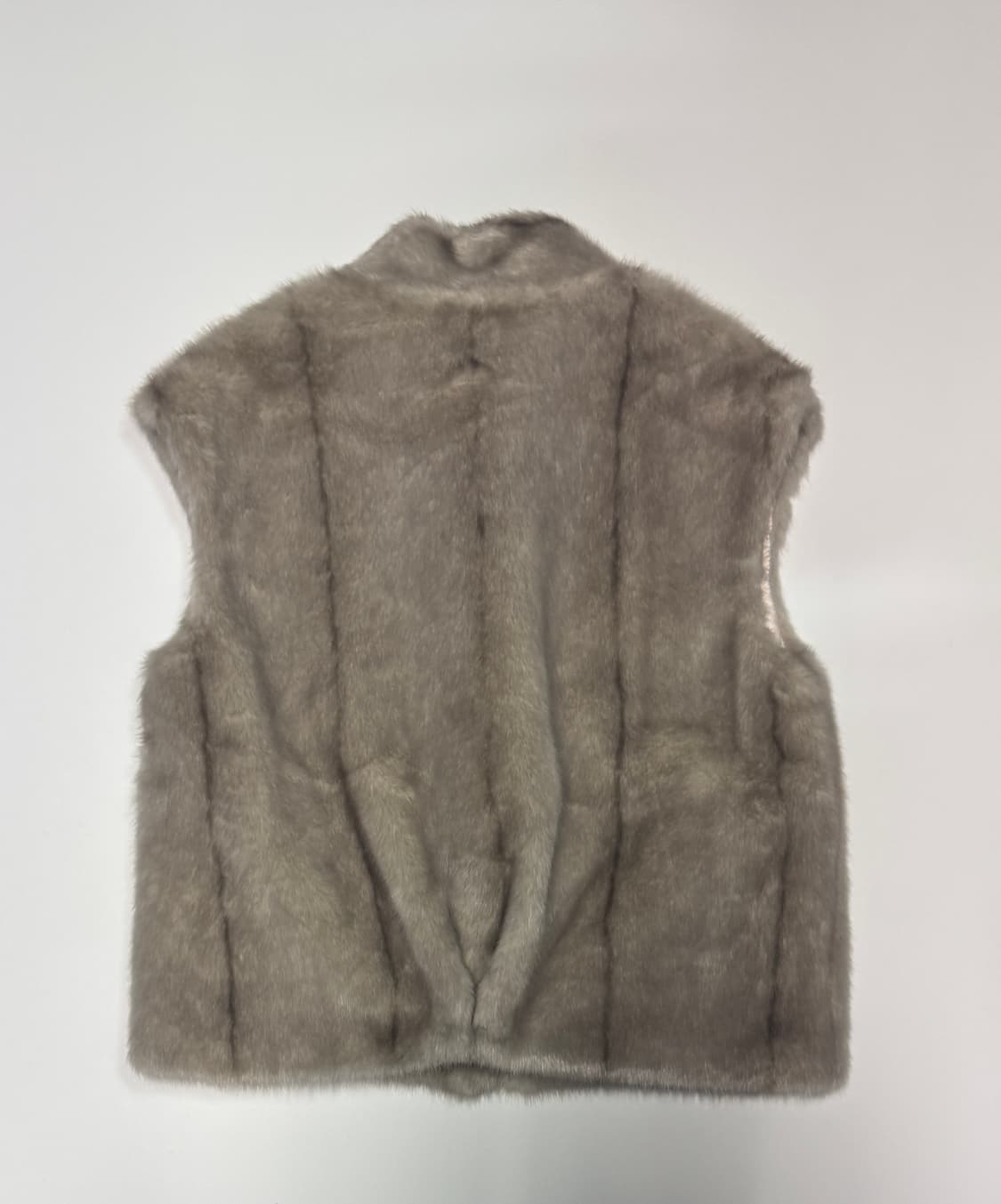 여성 마리끌레르 페이크 퍼 베스트 조끼 상품이미지2