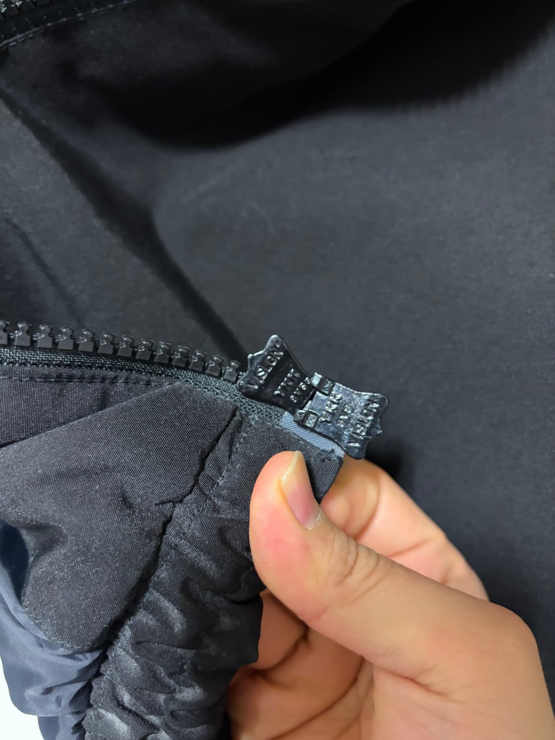 단톤 쇼트 후드 다운패딩 L 상품이미지9