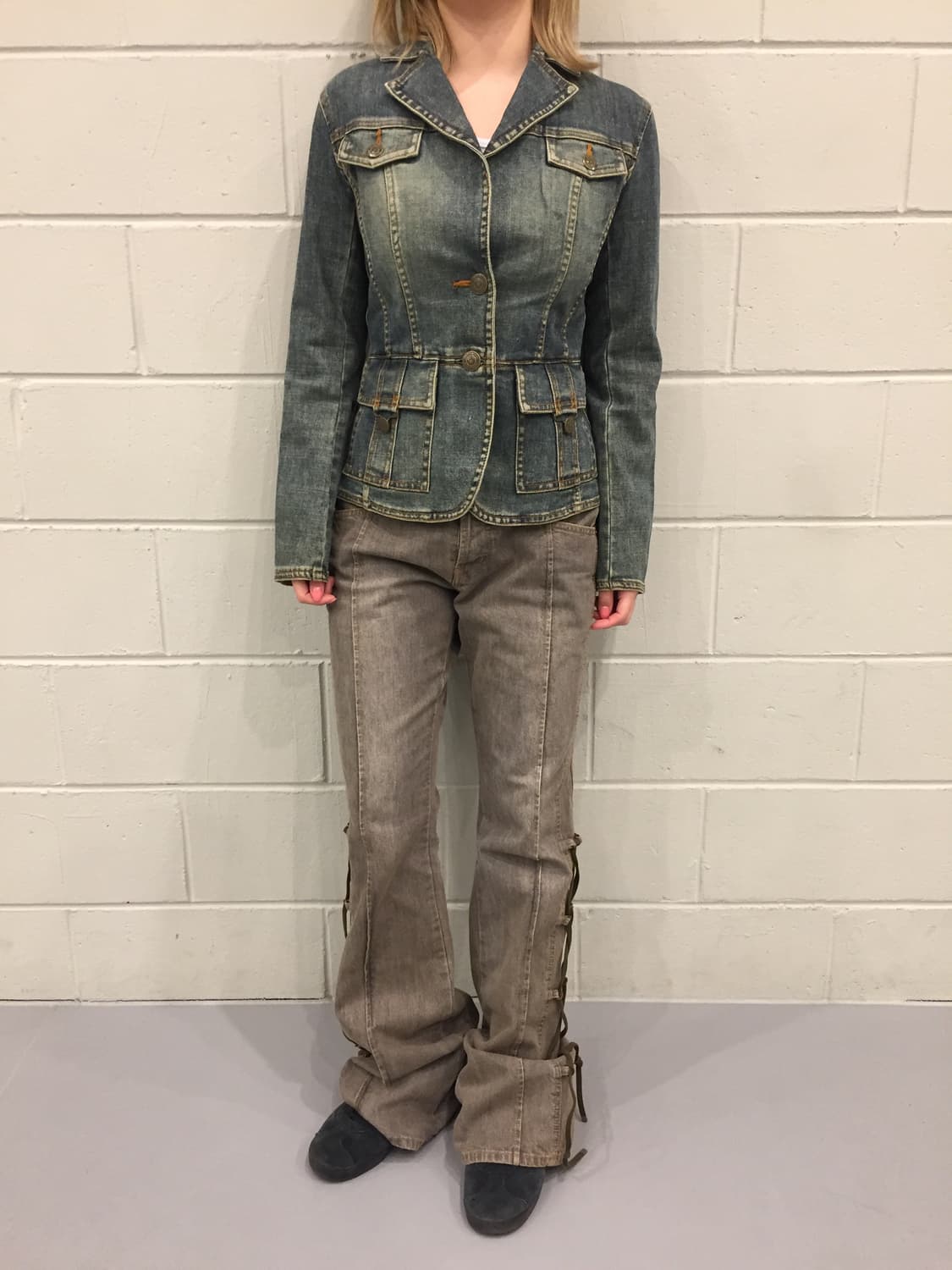 KUMIKYOKU 데님 자켓 상품이미지9