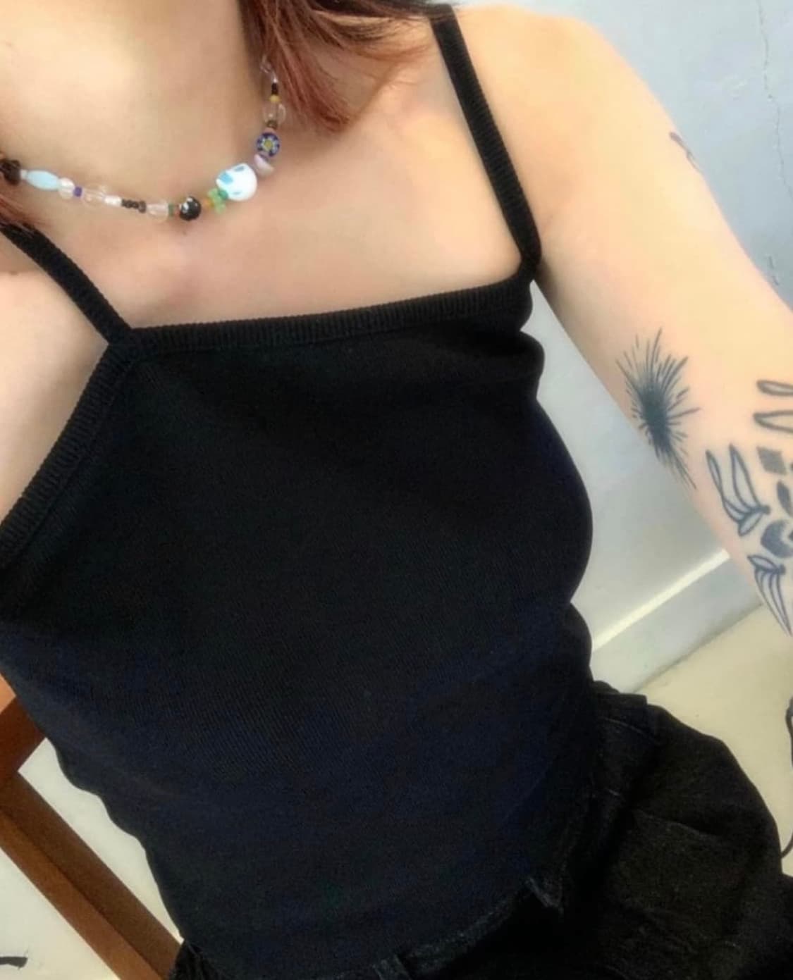 VINTAGE SKULL BEAD NECKLACE 빈티지 해골 비즈목걸이 상품이미지3