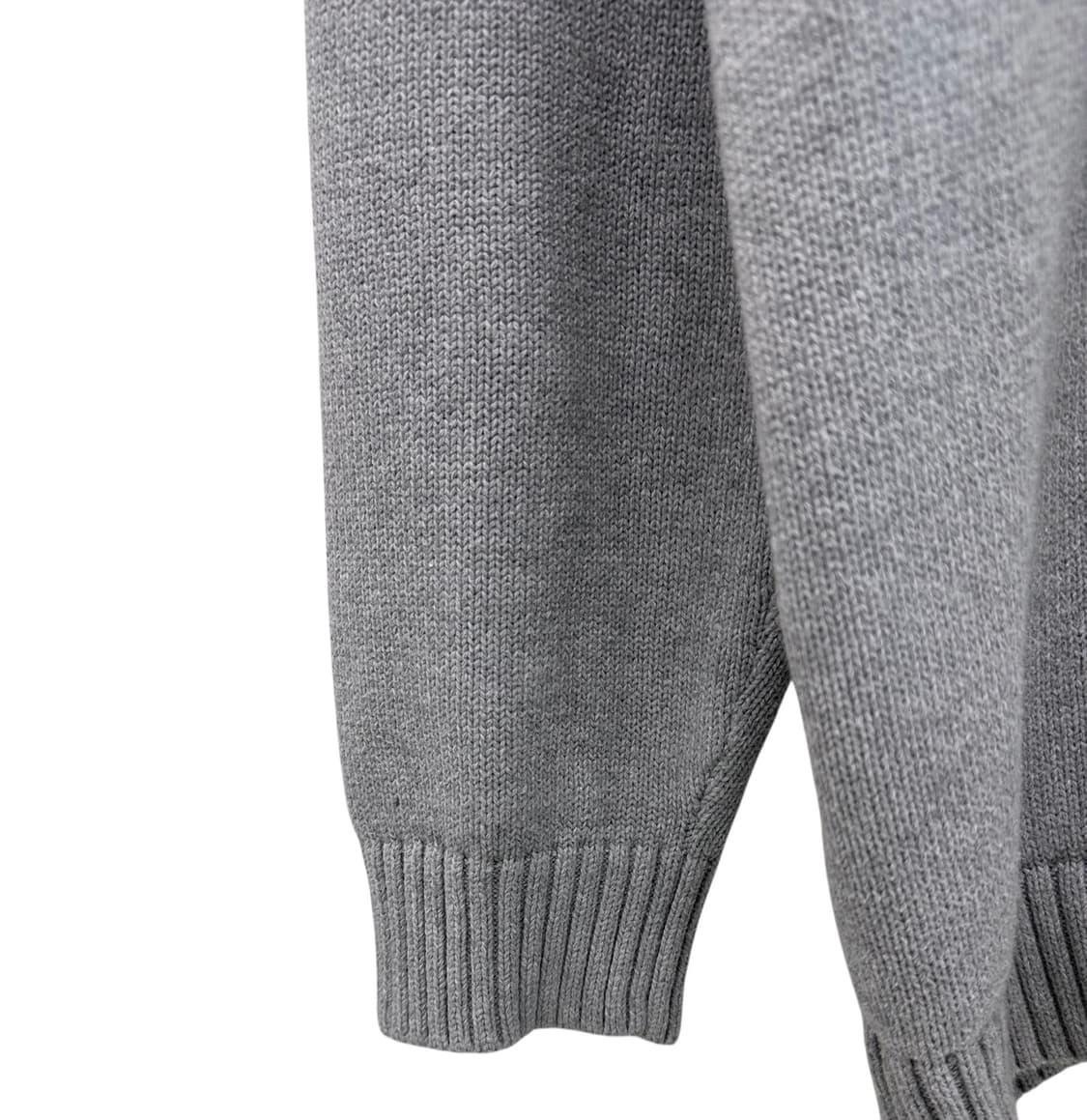 엘엘빈 반집업 니트 그레이 (XL~2XL) 상품이미지6