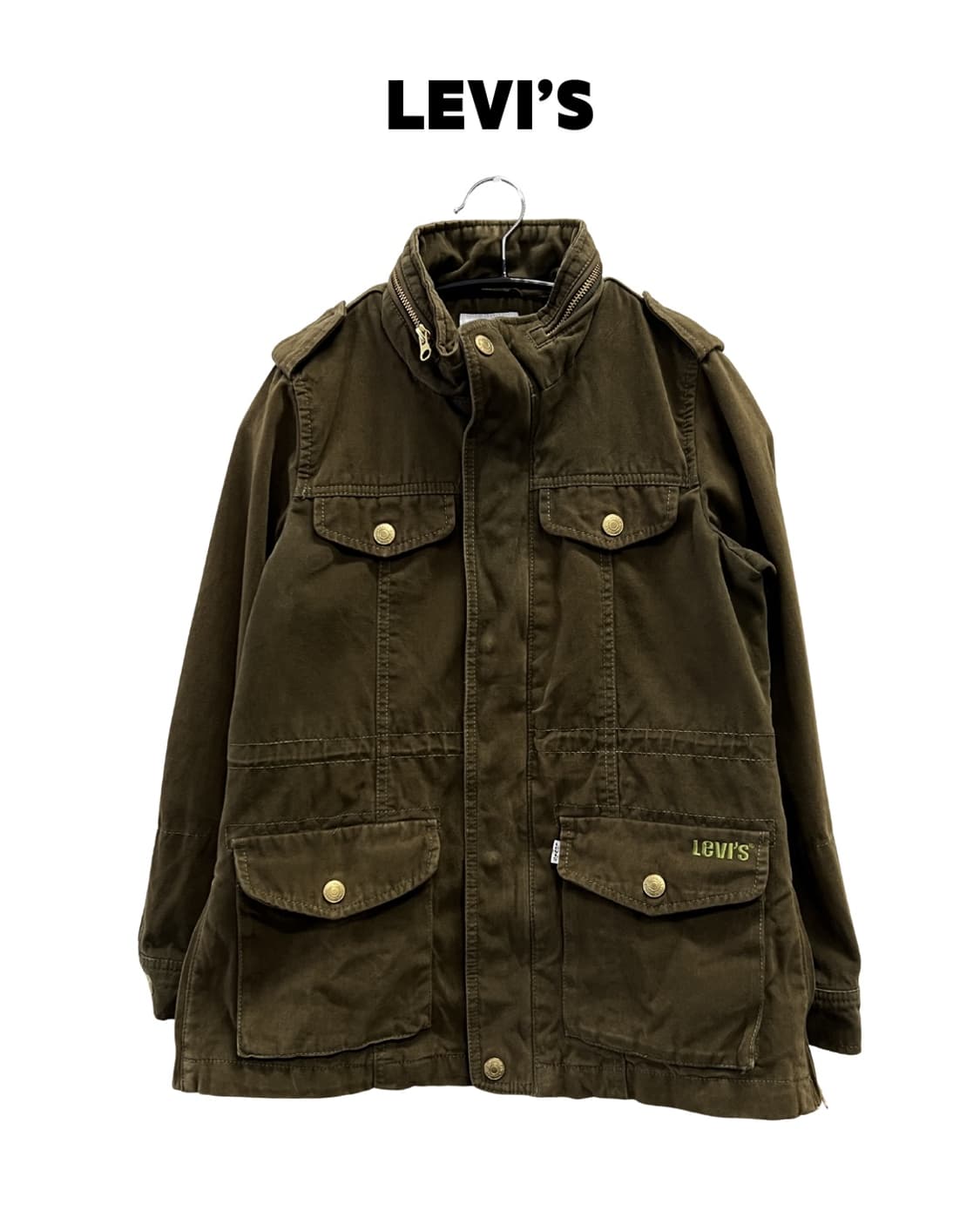 리바이스 키즈 헌팅 사파리 자켓 카키 상품이미지1