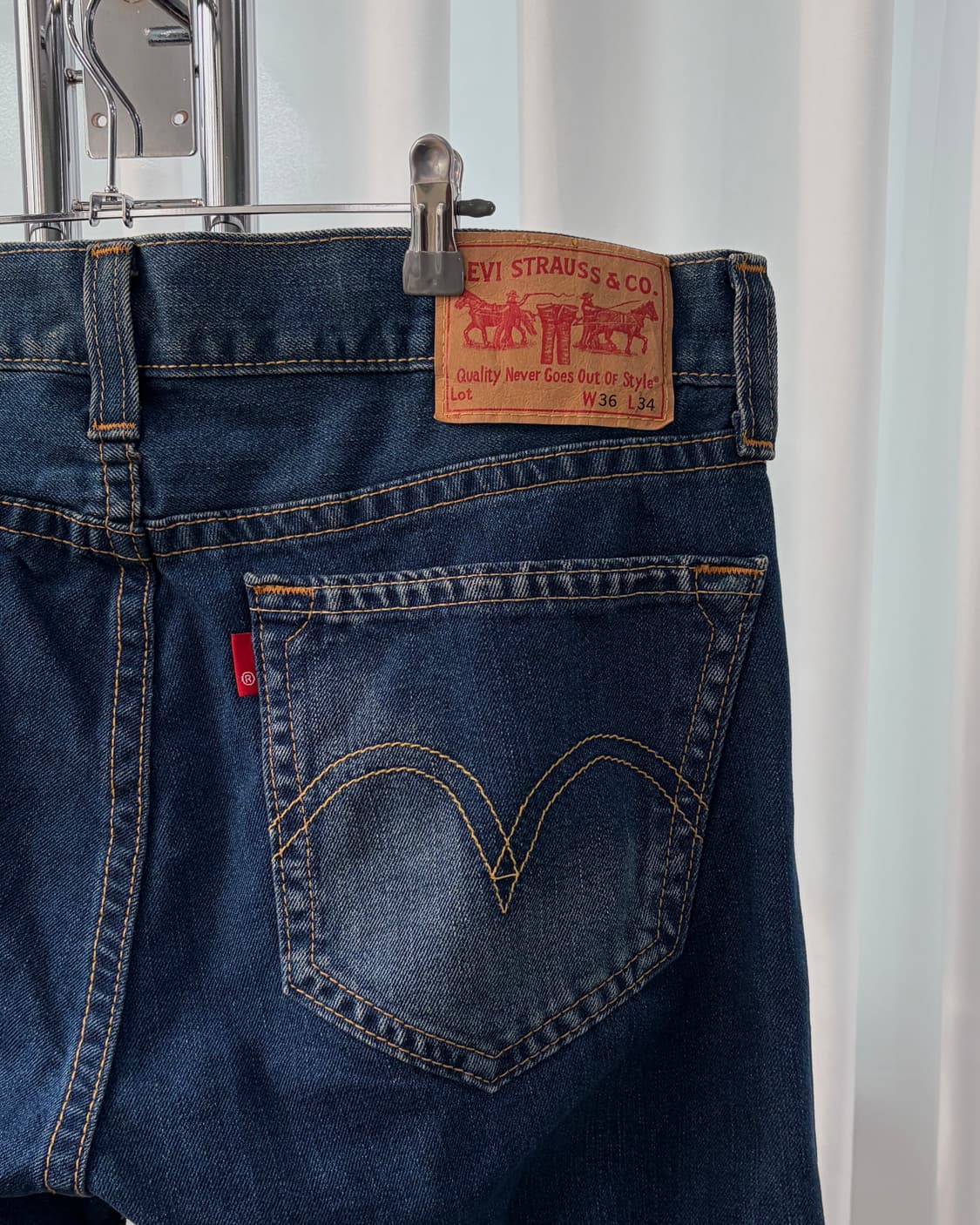 [36-38인치]리바이스 00s 타입원 리얼 루즈 스트레이트 데님 팬츠 상품이미지3