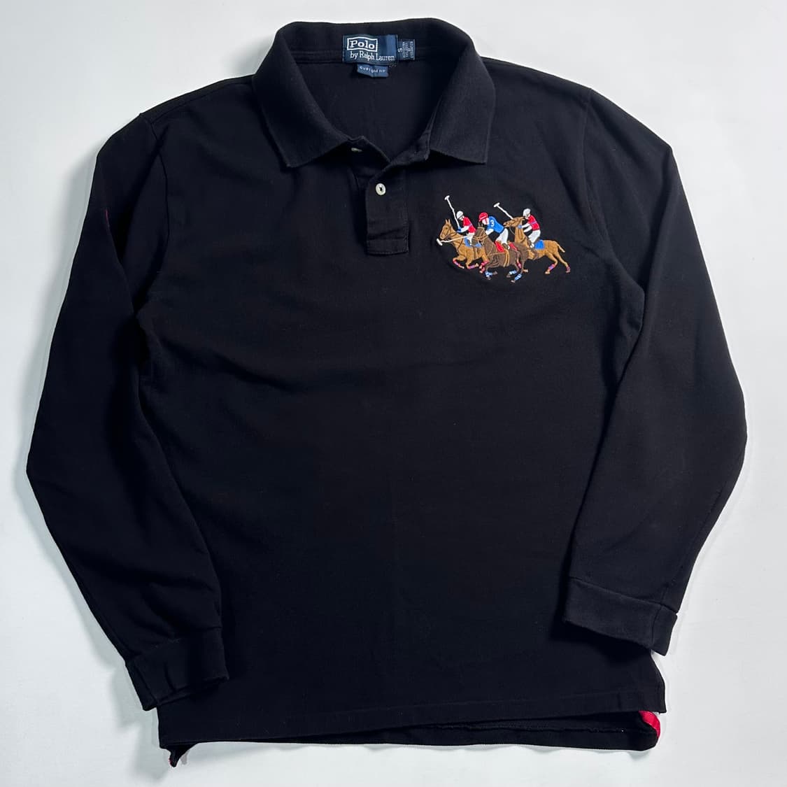 폴로 랄프로렌 트리플 포니 카라 롱 슬리브  상품이미지1