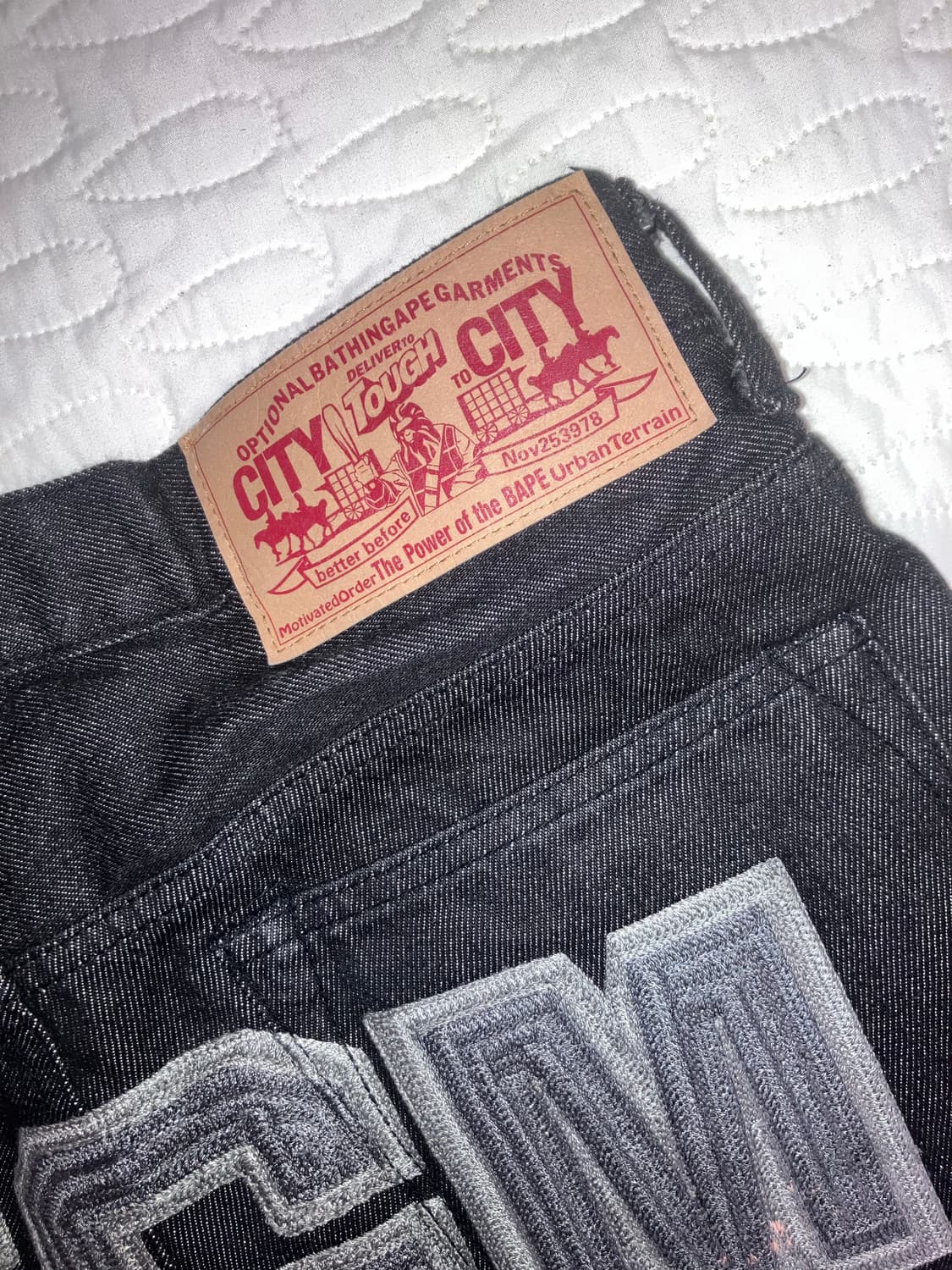 베이프 샤크 데님 흑청 상품이미지6