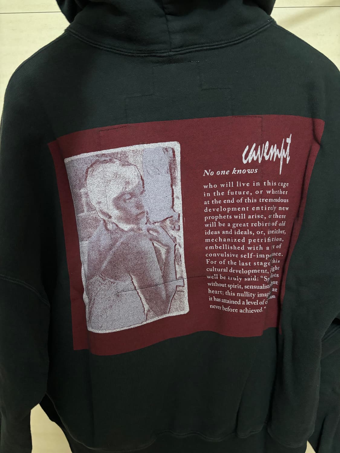 17FW 카브엠트 FUTURE HEAVY HOODY 상품이미지4