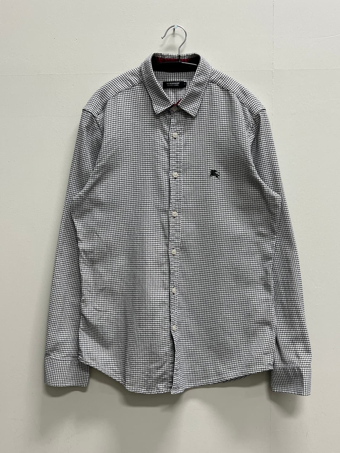 버버리 블랙라벨 지오메트릭 패턴 셔츠 상품이미지2