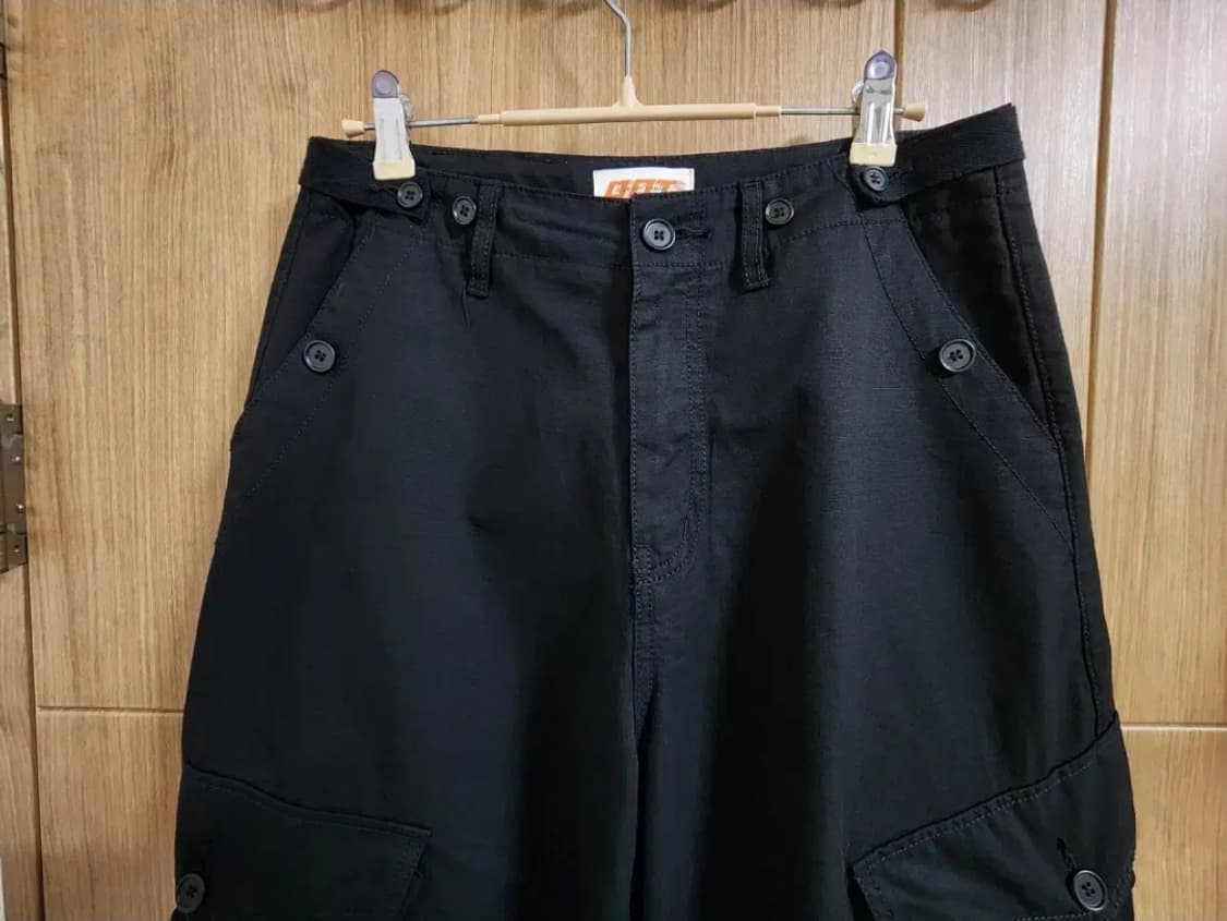 (M)여성 OOT 와이드 카고 팬츠 블랙 상품이미지2