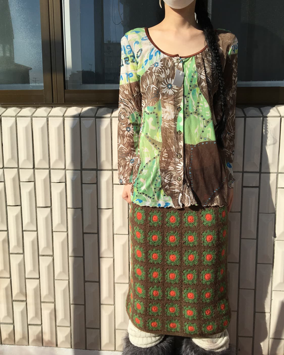 Crochet pattern midi skirt 상품이미지3