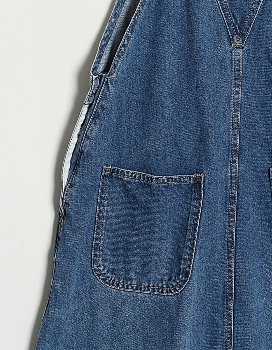 Lugnoncure Denim Jumper Skirt (44~55) 상품이미지7