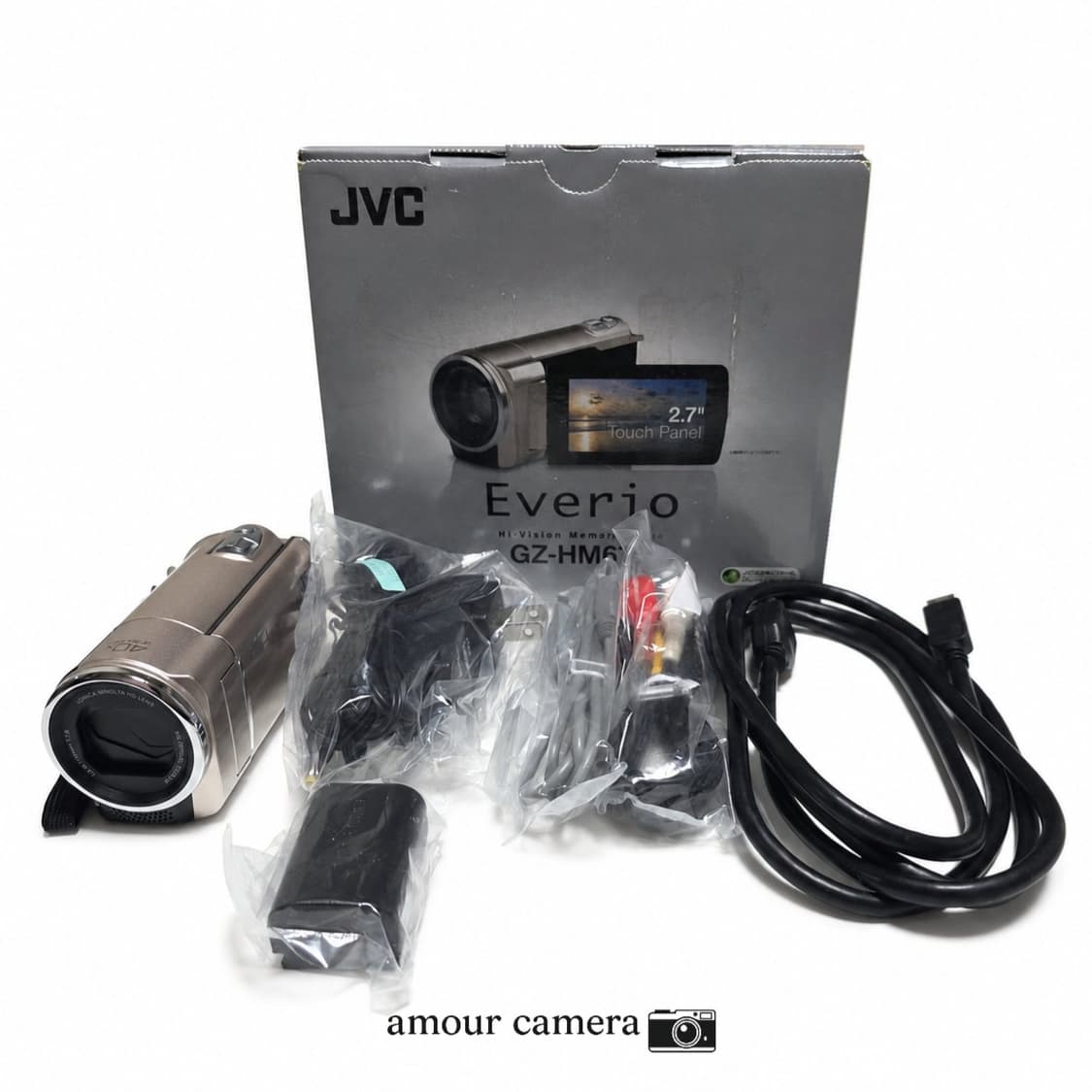 ​📸 [풀박스/카리나 캠코더] JVC GZ-HM670 로즈골드 상품이미지2