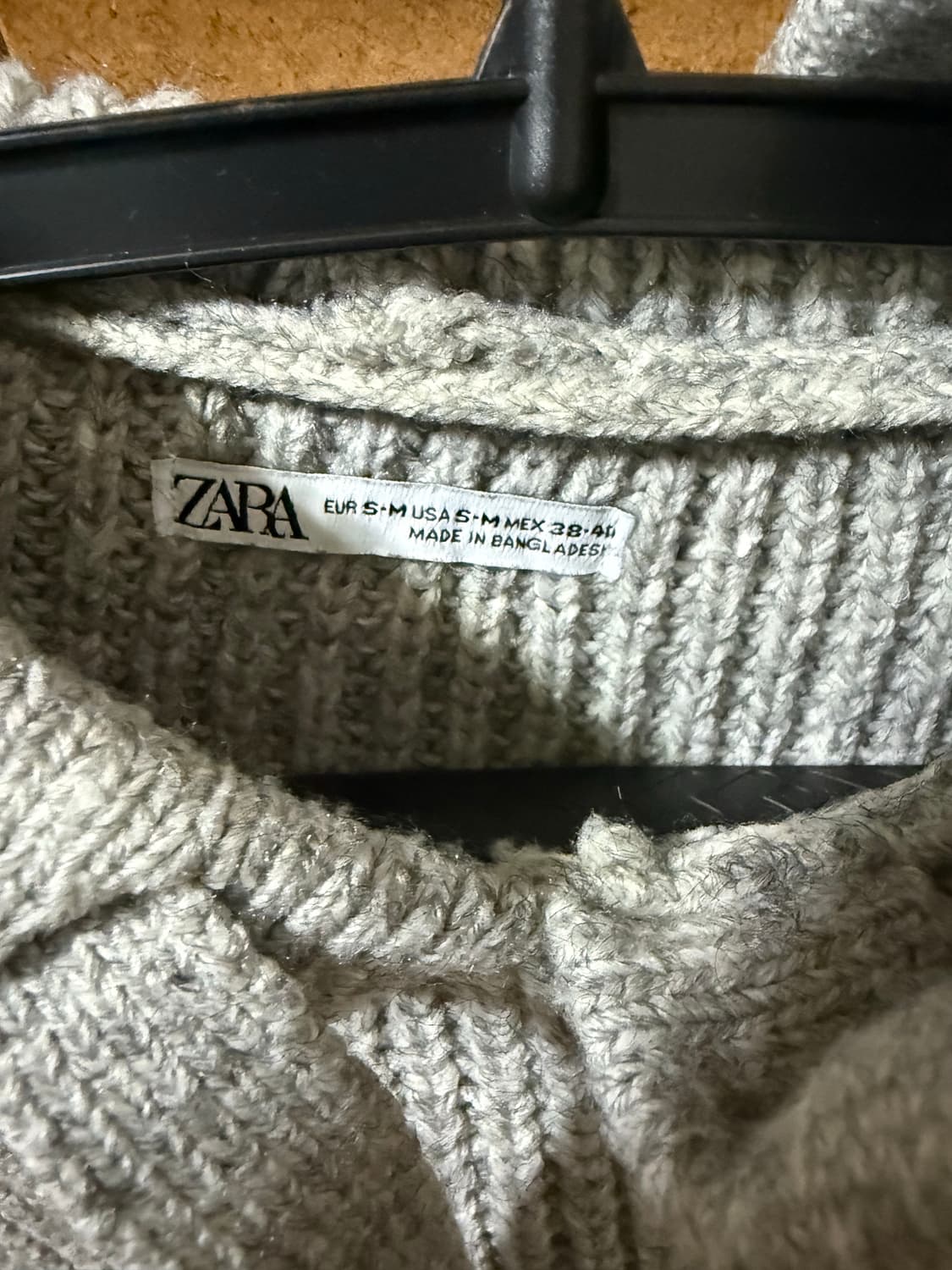 자라 니트후드티 상품이미지3