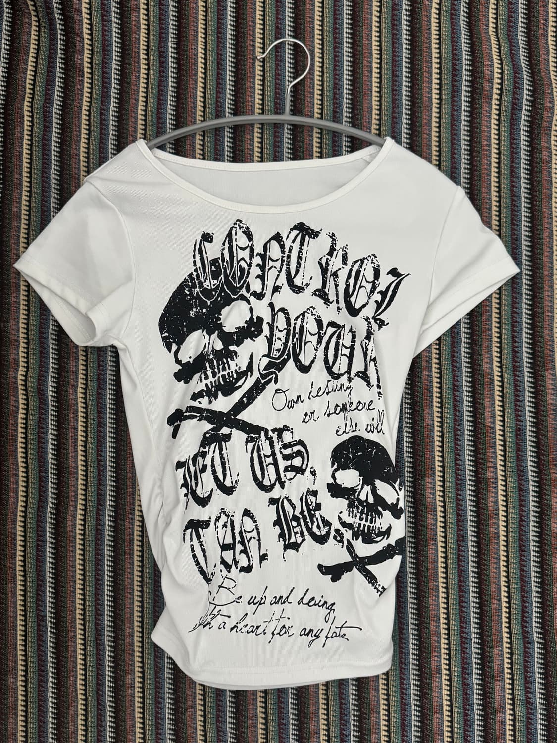 쉬인 Y2k 펑크 반팔 티셔츠 상품이미지1