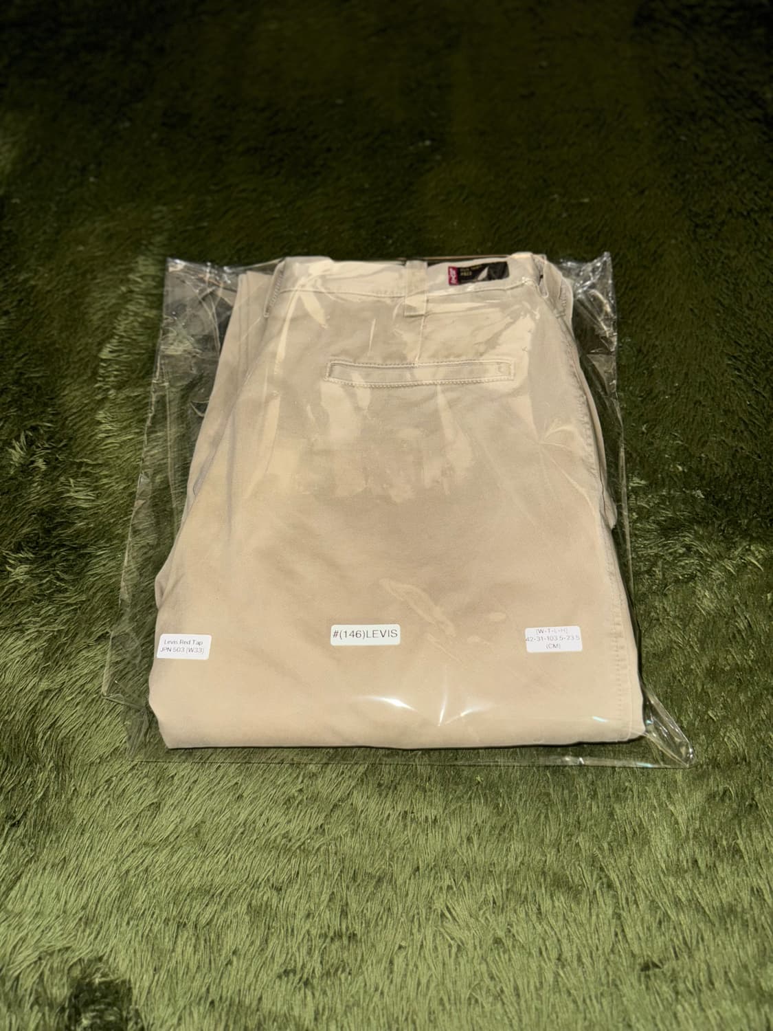 [33] 리바이스 레드탭 재팬 503 워시드 코튼 치노 팬츠 베이지 상품이미지10