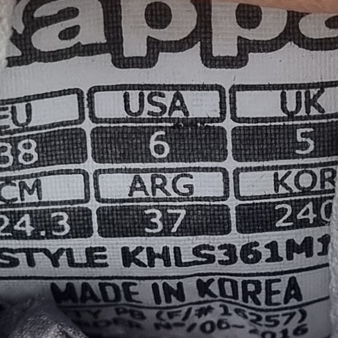 카파 메가 여성운동화240  상품이미지6