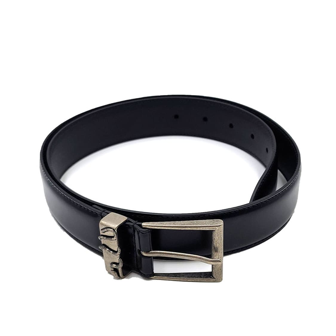 구찌 블랙 남성 스네이크 버클 벨트 495123 상품이미지1