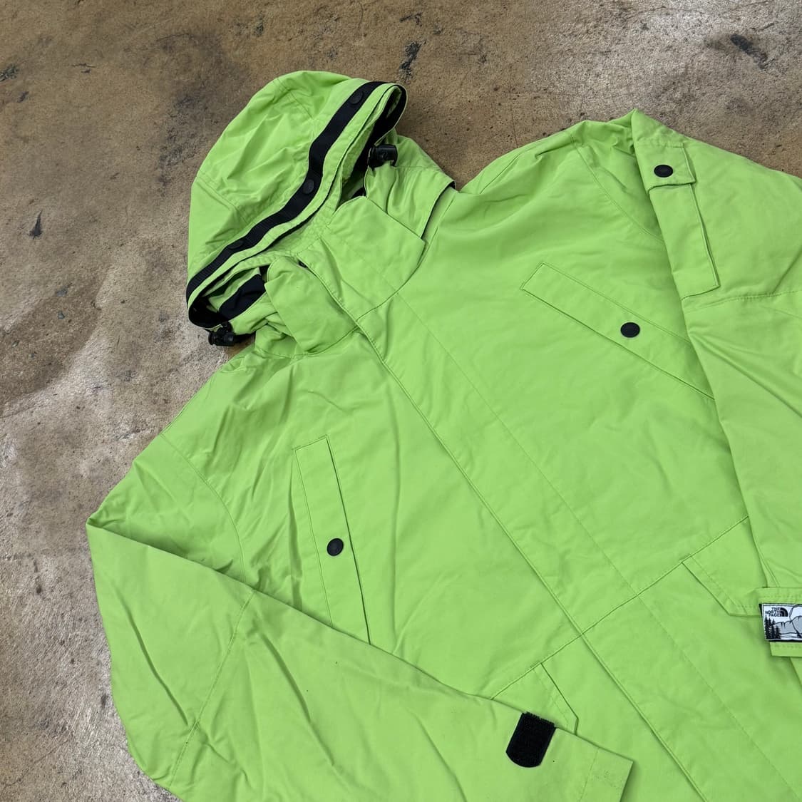 [정품/95] 노스페이스 미들로고 고프코어 바람막이 자켓 b14 상품이미지1