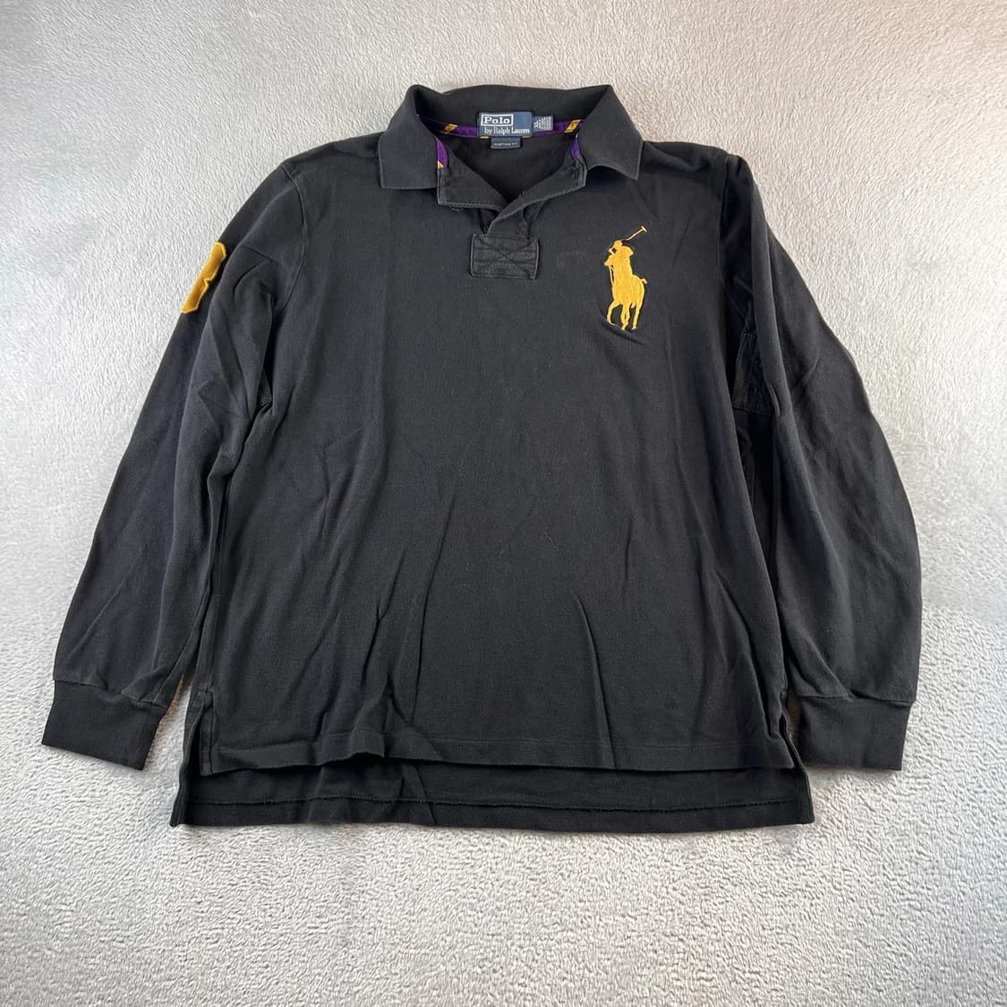 폴로 랄프로렌 빅 포니 롱 슬리브 럭비 폴로 셔츠 상품이미지1