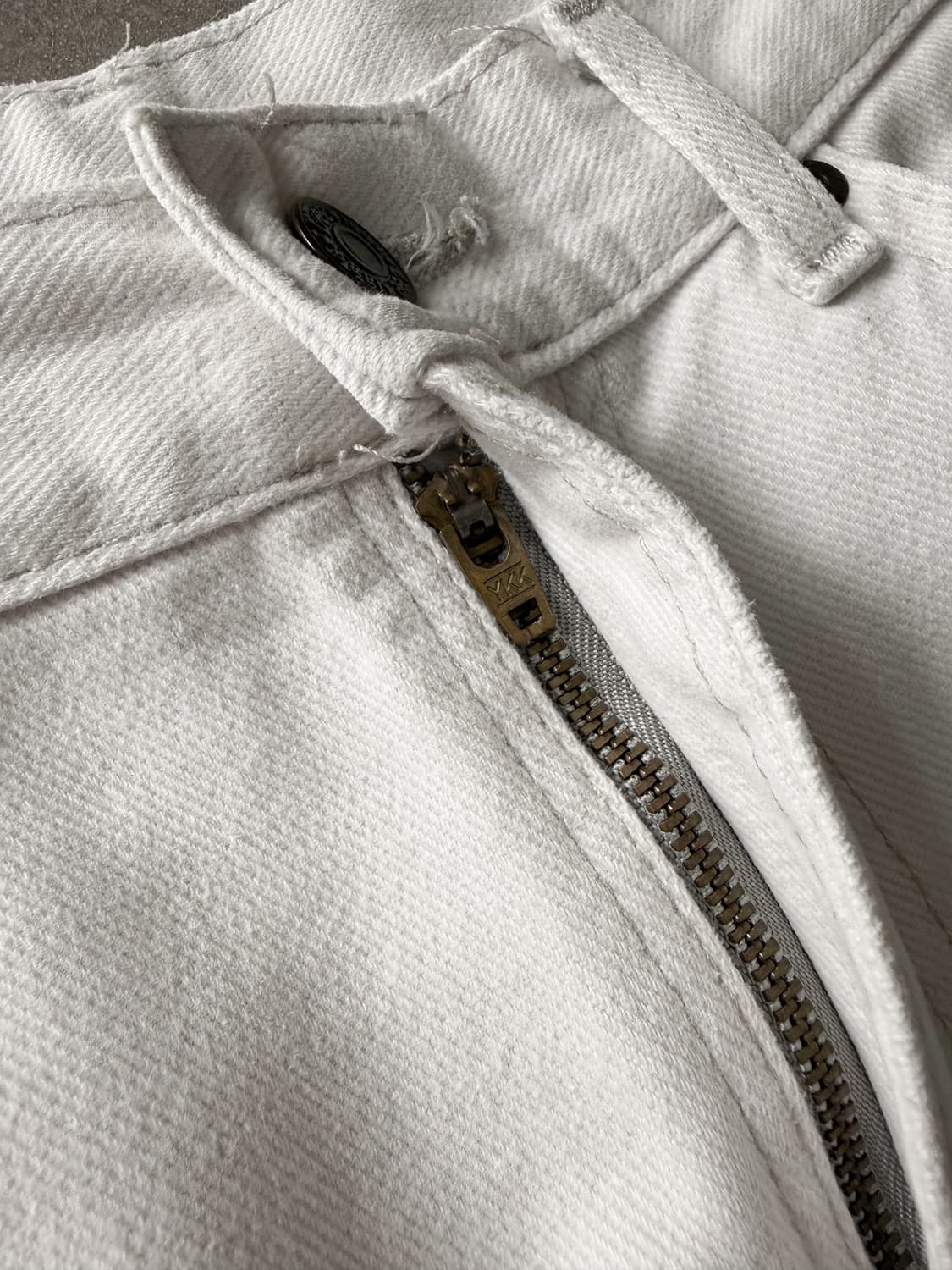 90s Vintage Lee White Denim Pants 상품이미지5