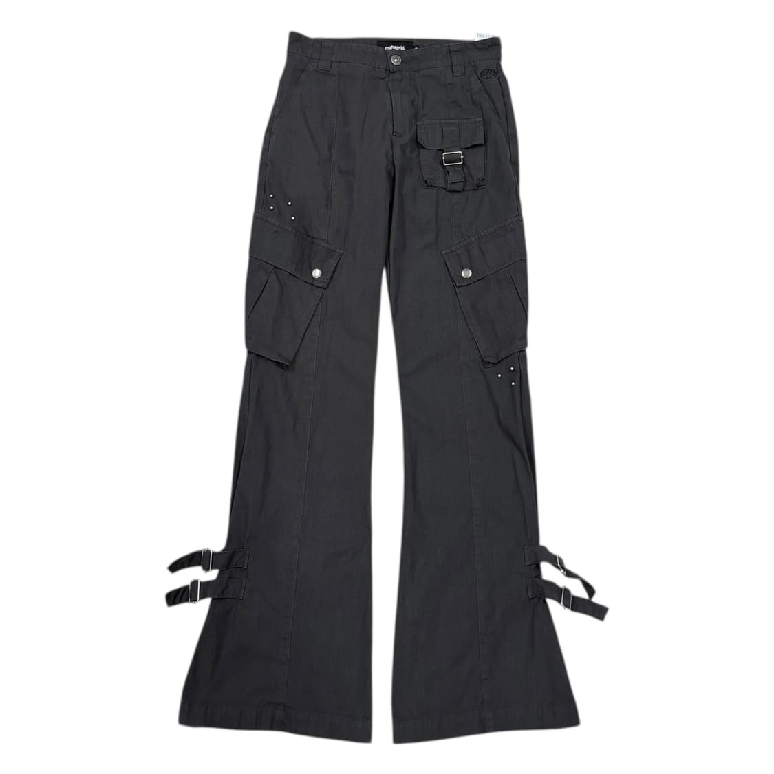 마하그리드 유틸리티 카고 플레어 팬츠 바지 차콜 S 상품이미지1