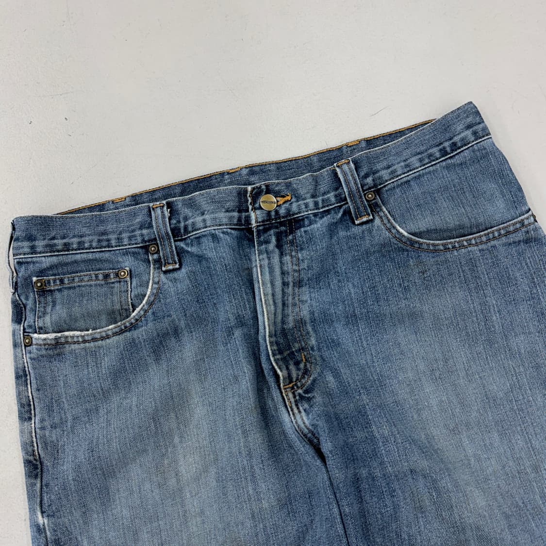 칼하트 OG 워싱 와이드 워크 데님팬츠 상품이미지4