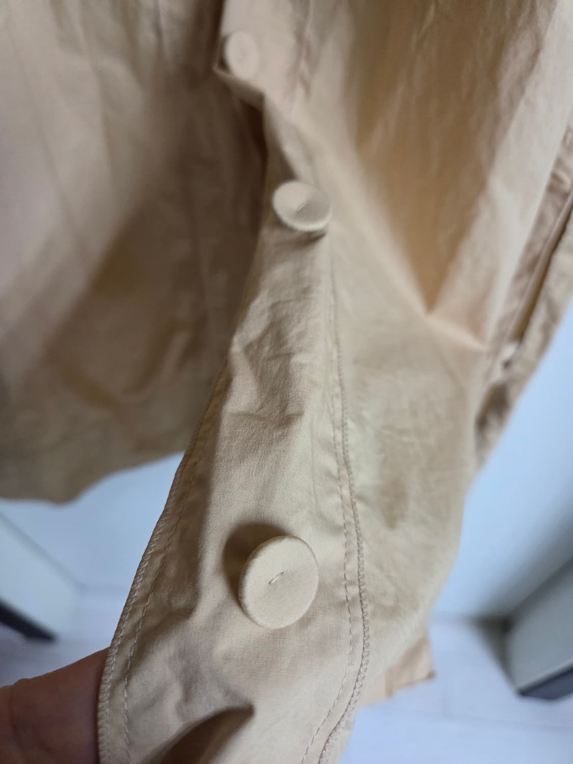 강진영 오브제 셔츠형 롱 블라우스 상품이미지4