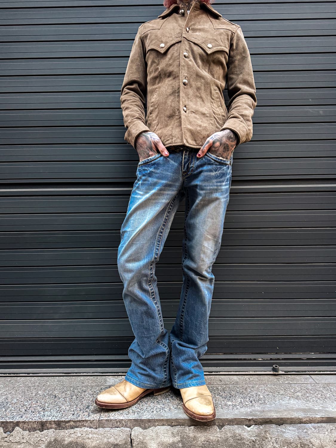 Denim Bootcut Pants 상품이미지1