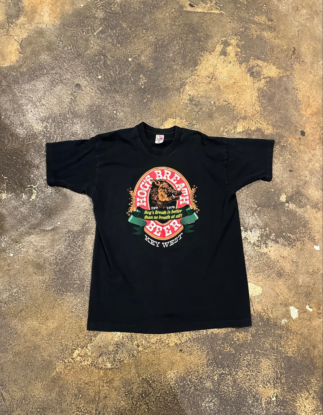빈티지 90s Hog's Breath Beer 프로모션 티셔츠 상품이미지1