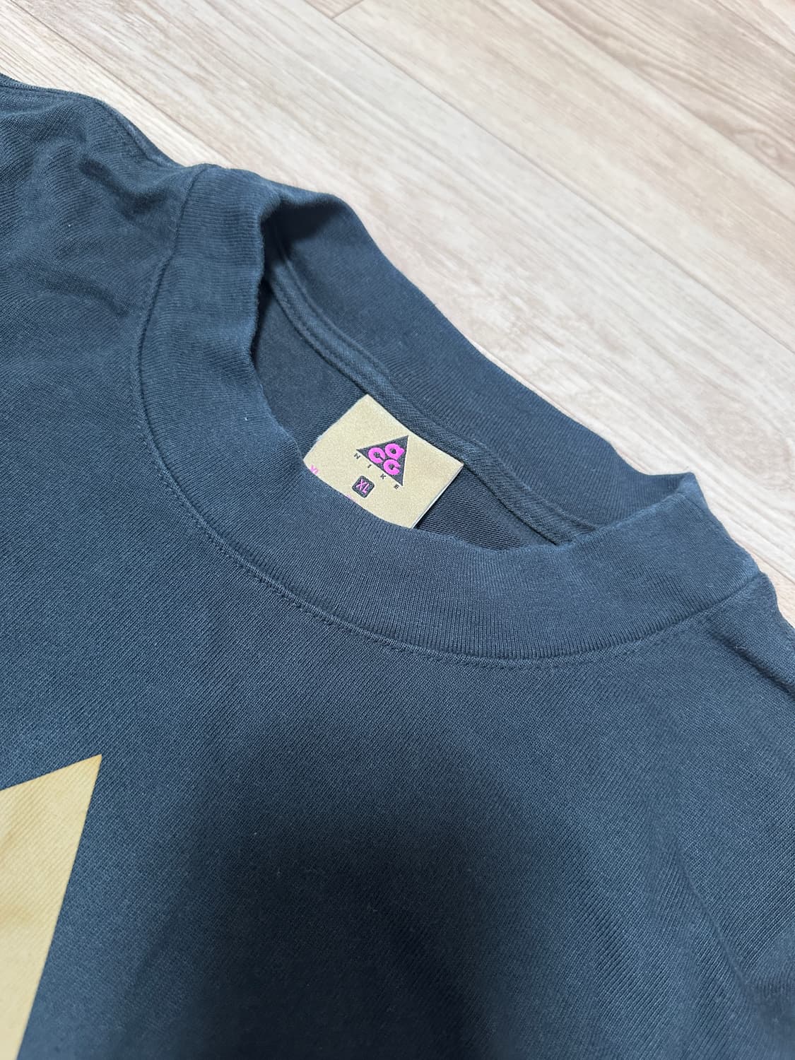 [XL:US]나이키 ACG 롱슬리브 로고 티셔츠 블랙 상품이미지4