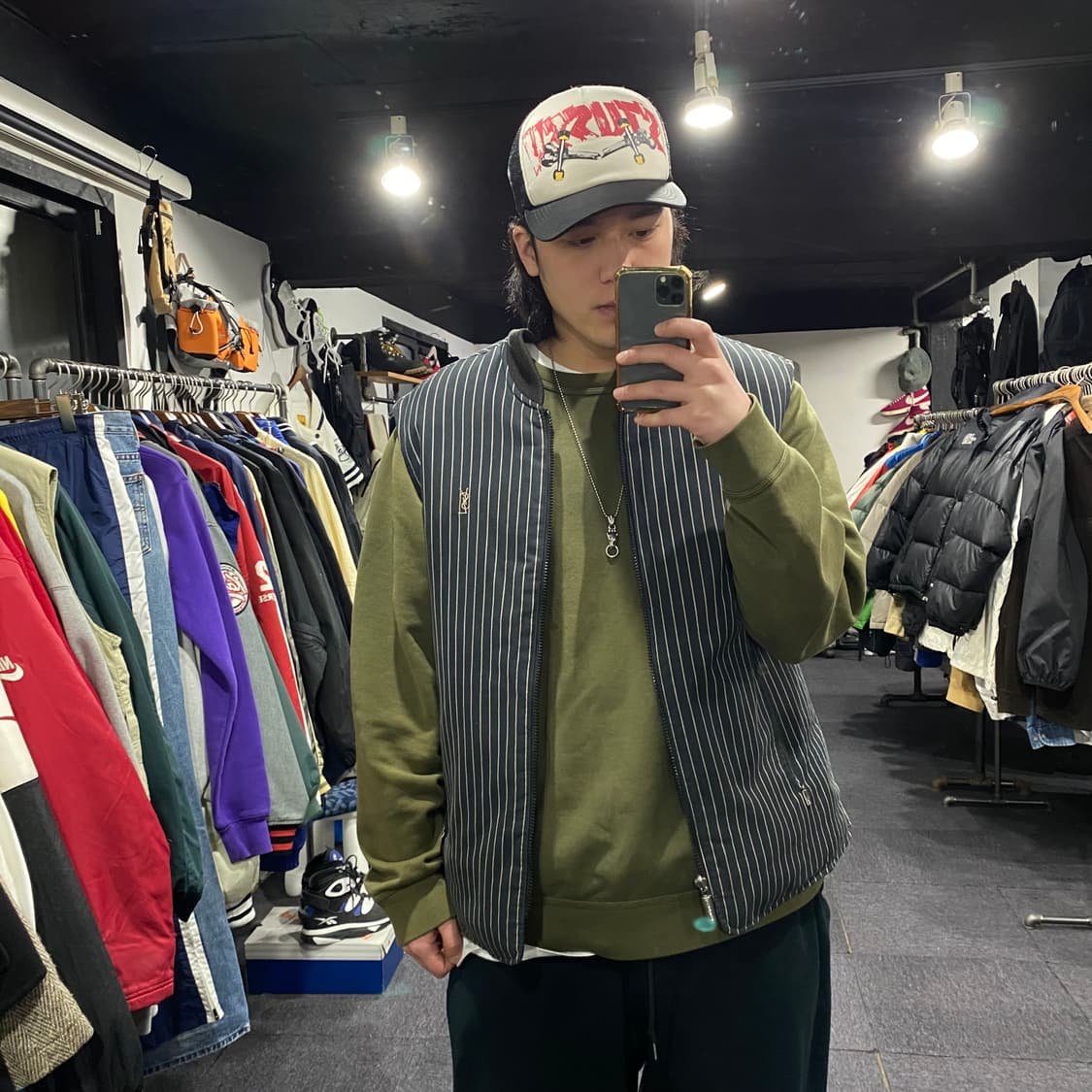 입 생로랑 리버시블 패딩조끼 상품이미지8