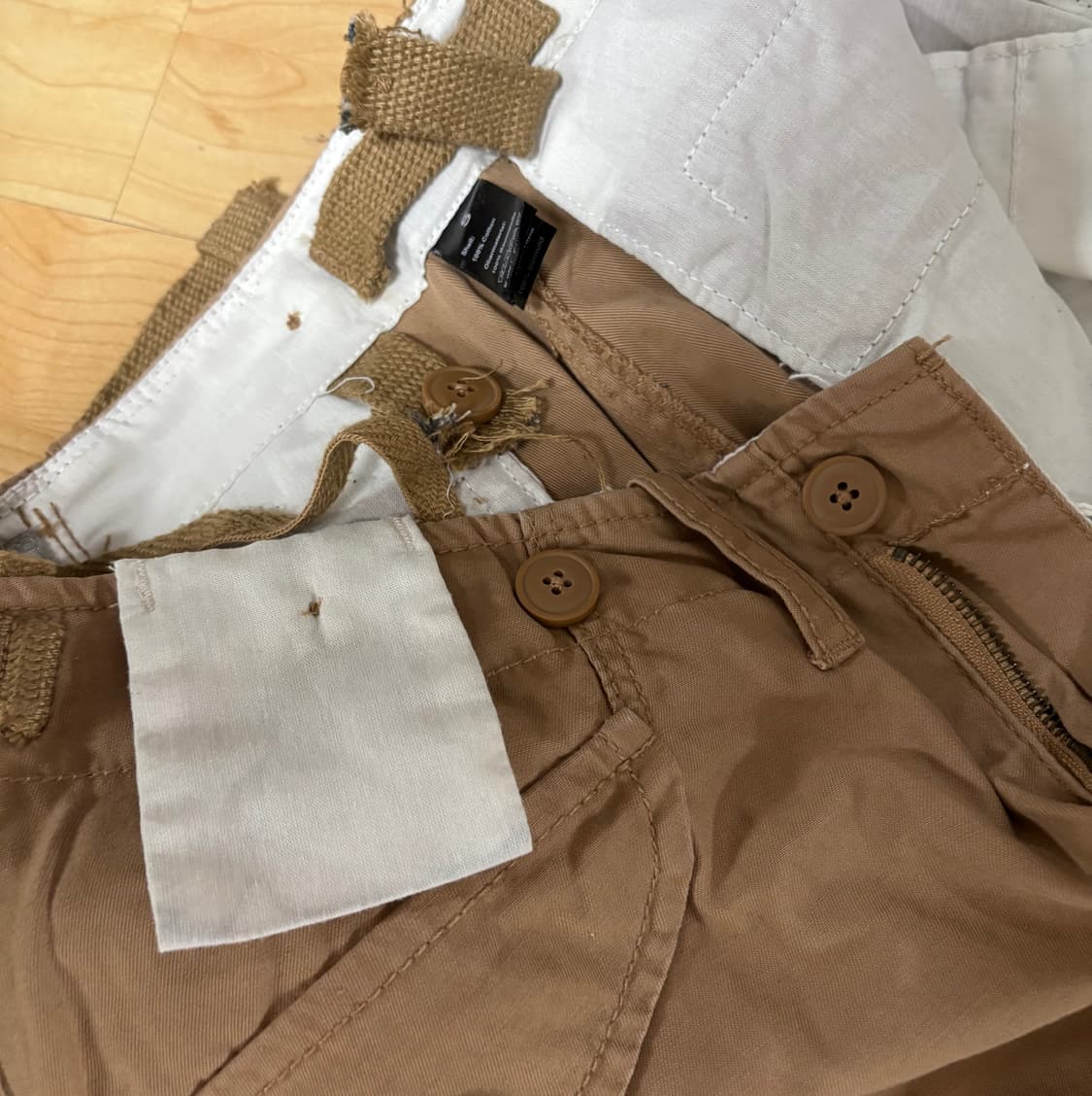 [A VINTAGE FIT] SAND BOYFRIEND CARGO 상품이미지5