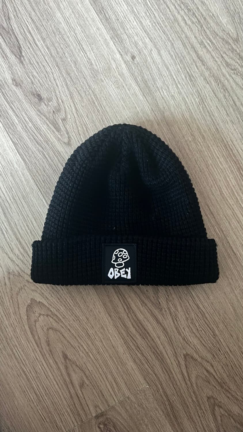 obey , 머쉬룸 로고 와플 비니  상품이미지1