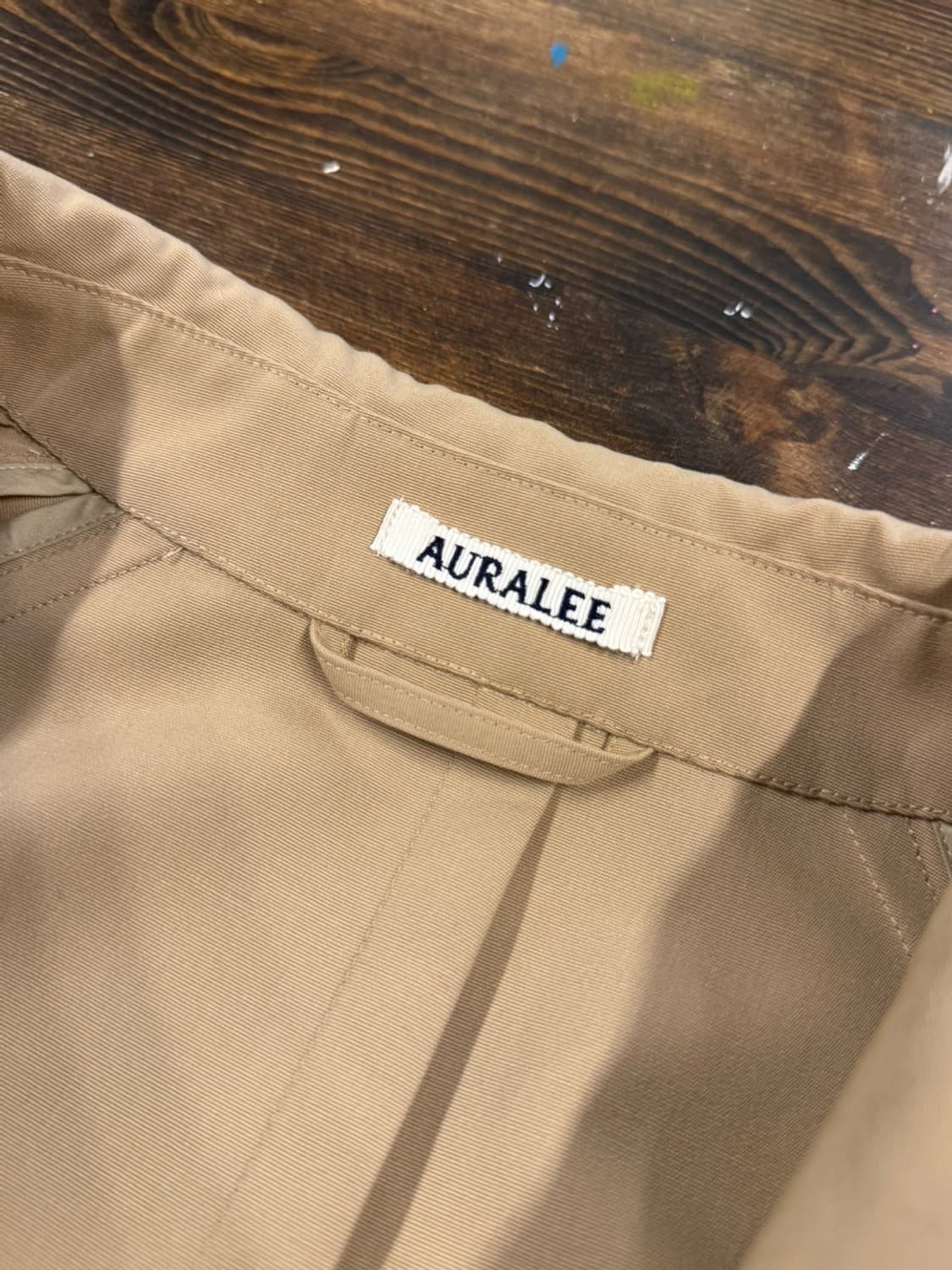 AURALEE 오라리 벨티드 래글런 코트 100 상품이미지9