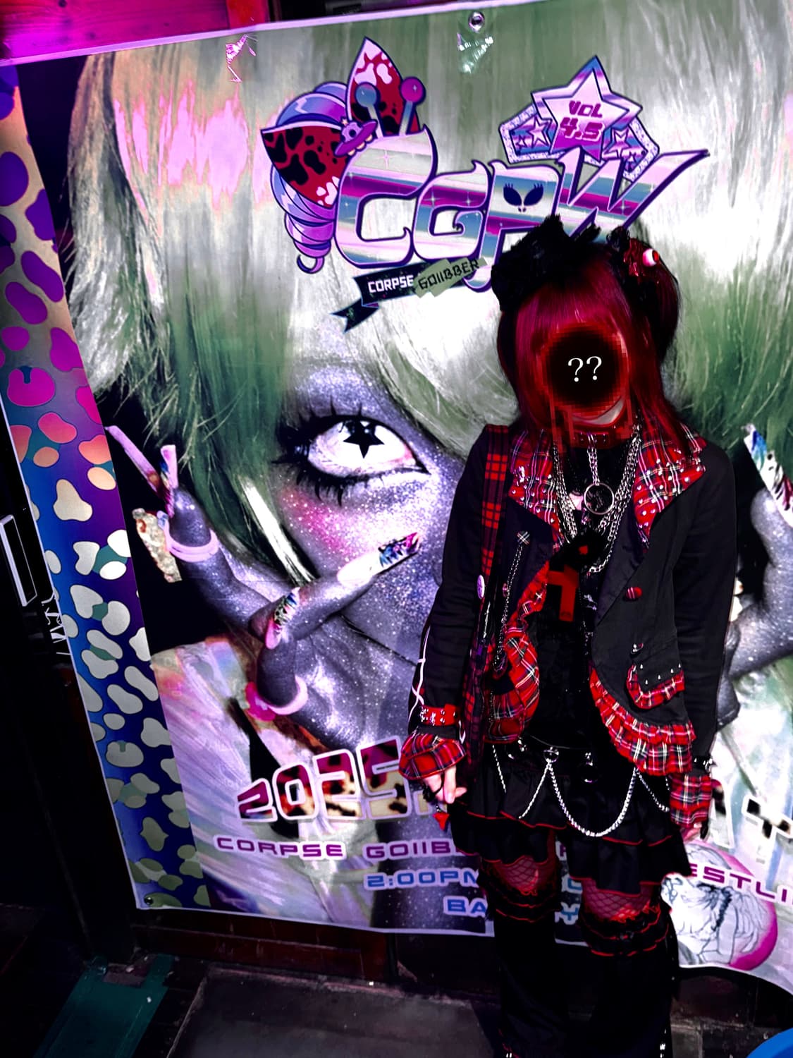 고딕 펑크 미니햇  상품이미지2