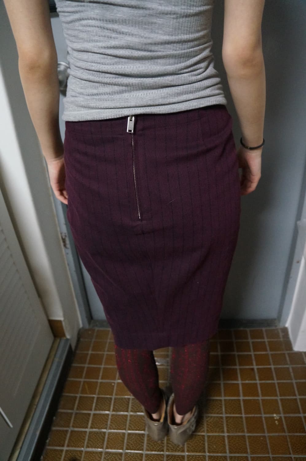 이세이 미야케 패턴 타이츠 상품이미지2