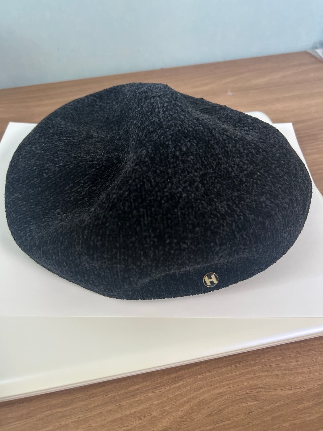 디스코 뱃지 베레모 블랙 상품이미지2