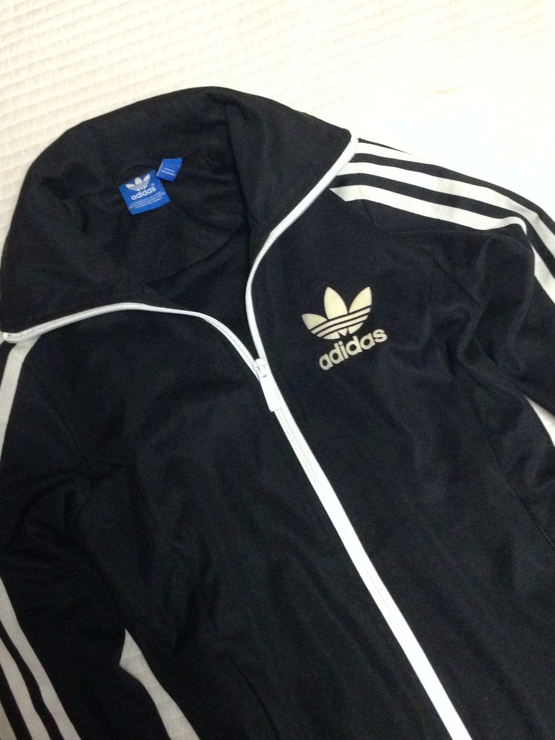 빈티지 아디다스 슬림핏 유로파 파이어드 블랙 져지 상품이미지2